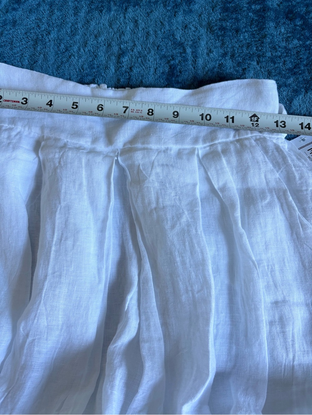 JS Millenium White Linen Maxi Skirt - Classic Summer Style - Picture 5 of 10